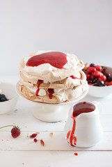 coffee meringue cake