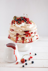 coffee meringue cake
