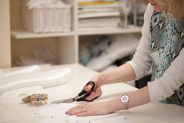 fashion designer at work