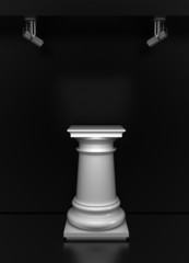 Blank pedestal