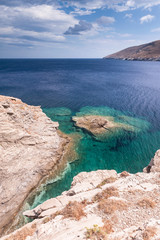 Coastal view on Andros island