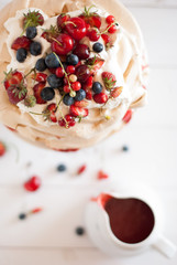 coffee meringue cake