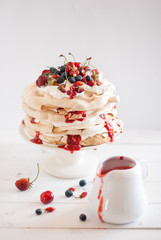 coffee meringue cake