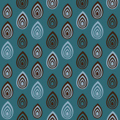 Abstract Traditional African Ornament. Seamless vector pattern.