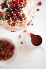 coffee meringue cake