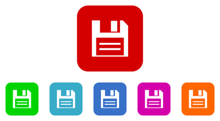 floppy vector icon set