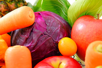 新鮮な野菜と果物