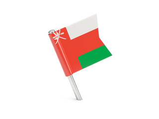 Flag pin of oman