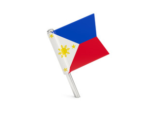 Flag pin of philippines