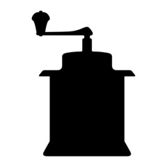 Kaffeemühle Silhouette