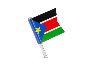 Flag pin of south sudan