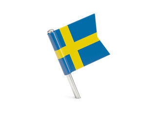 Flag pin of sweden