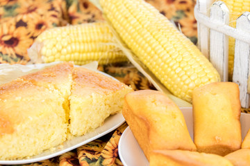 fresh oven baked cornbread