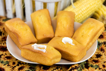 fresh oven baked cornbread