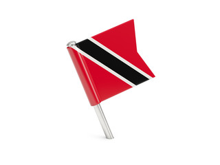 Flag pin of trinidad and tobago