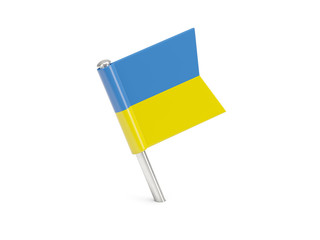 Flag pin of ukraine