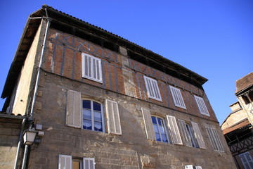 vieille maison restaurée à Figeac