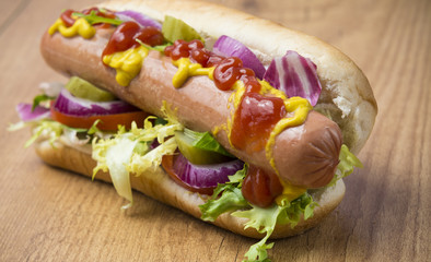 Perrito caliente completo