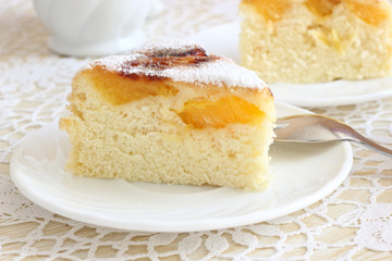 Air cake with oranges