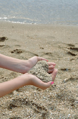 sand heart