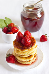 Delicious homemade carnival cheese pancakes