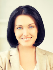 Fototapeta premium happy and smiling woman