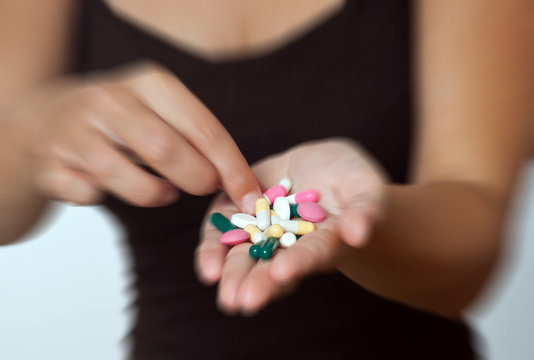 handfull of pills