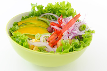 新鮮なサラダ