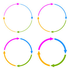 Four part arrow cycle