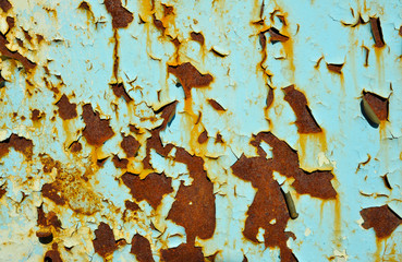 Texture with Faded green chipped paint