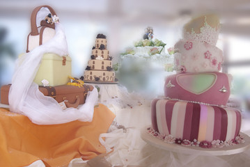 creative wedding cakes