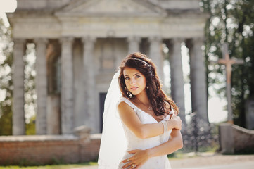 Portrait of beautiful bride.