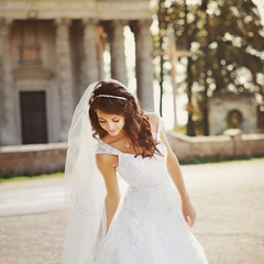 Portrait of beautiful bride.