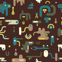 Retro seamless pattern