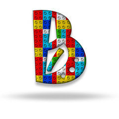 Letter B block designer