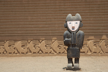 Historic City of Chan Chan near Trujillo in Peru