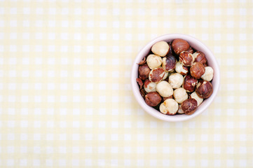 Hazelnut close up