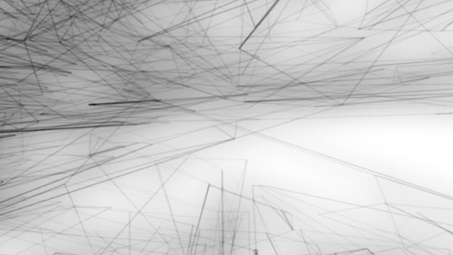 Animated art background with moving pencil drawing
