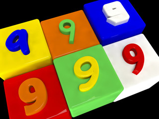 9 different numbers in perspective