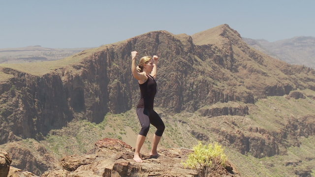 fitness in volcanic mountains