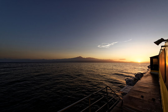 Morgenstimmung vor der K&uuml;ste von Teneriffa