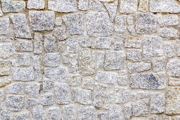 Granite stone wall