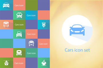 Transports icon set