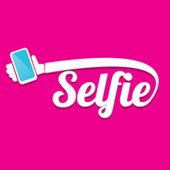 Taking Selfie Photo on Smart Phone concept icon