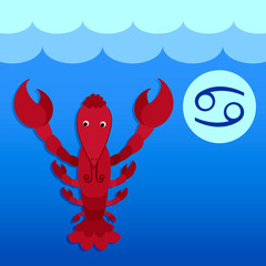 Zodiac sign Сancer.