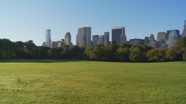 pan shot central park