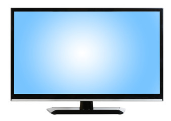 Fototapeta premium Modern TV set isolated at white background