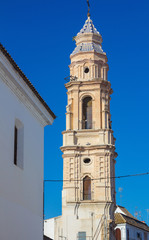 Fototapeta na wymiar Church of el Carmen in the Andalusian city of Ecija, Spain