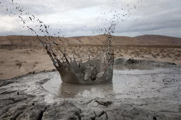 Foto op Plexiglas mud slash volcano, Gobustan, Azerbaijan © nataiki