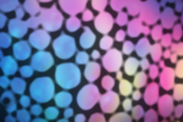 Colorful circle bokeh background